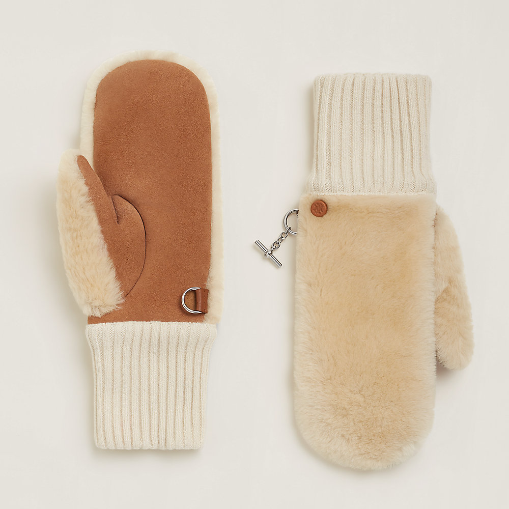【エレガントに暖かく】HERMES Flocon mittens Maillons gloves | Hermès Finland